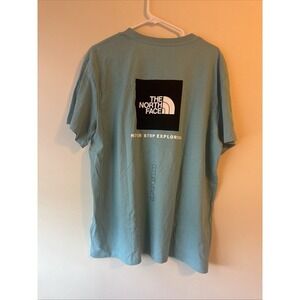 The North Face tshirt XL Women never stop exploring Aqua